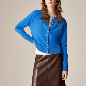 J crew 100% cashmere cardigan size S